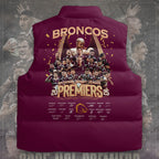 Brisbane Broncos 2025 Premiership 3D Sleeveless Down Jacket – TANTN17684