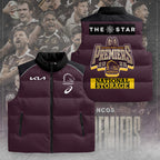 Brisbane Broncos 2025 Premiership 3D Sleeveless Down Jacket – TANTN17702