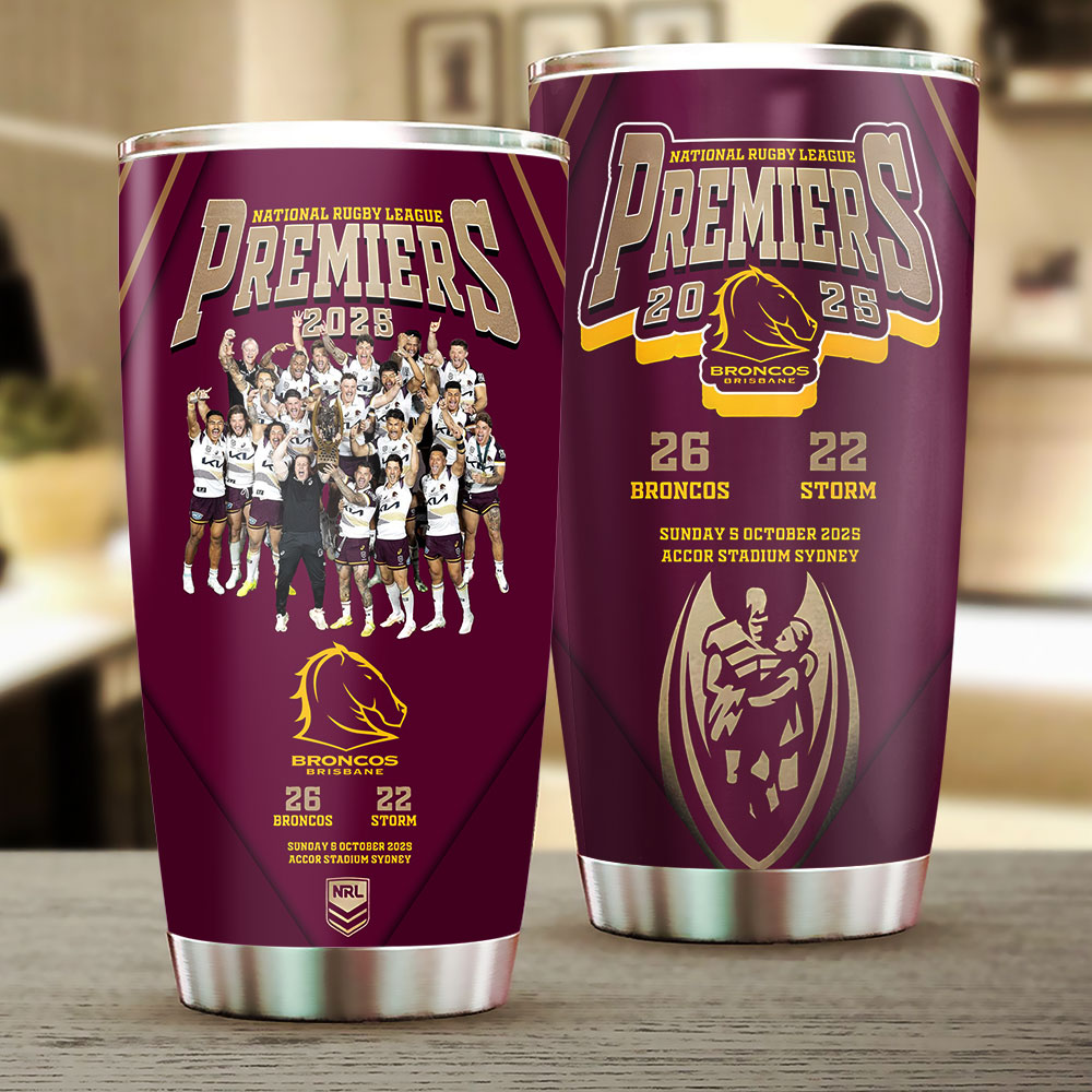 Brisbane Broncos 2025 Premiership Tumbler Cup – TANTN17284