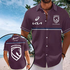Brisbane Broncos 2026 Short Sleeve Button-Down Shirt – TANTN20875