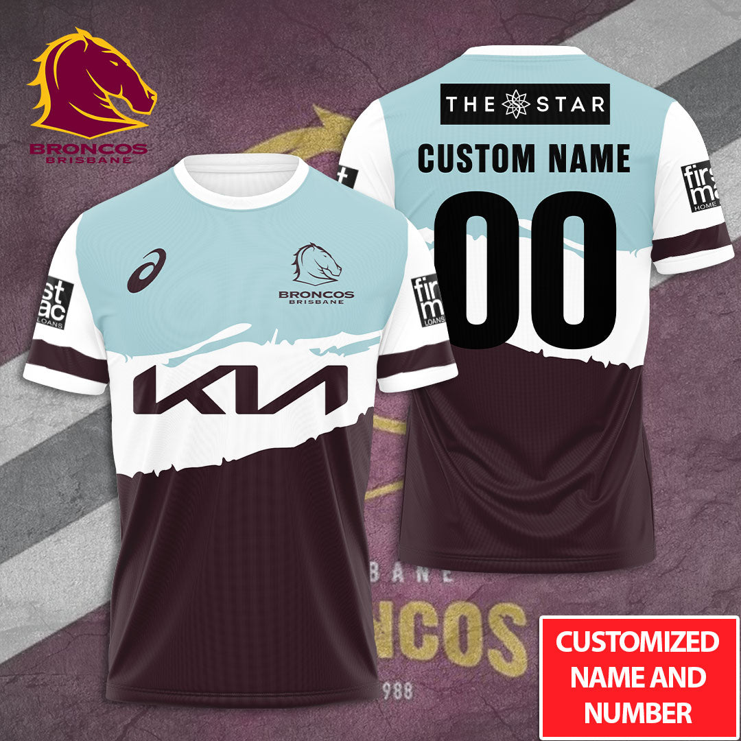 Personalized Brisbane Broncos 3D Apparel – TANTN 7303
