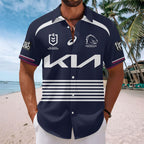 Brisbane Broncos Short Sleeve Button-Down Shirt – TANTN19031
