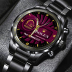 Brisbane Broncos x Rolex Black Stainless Steel Watch – MAITM13198