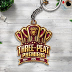 Brisbane Lions 2026 AFL Premiers Custom Shape 2-sided Keychain – HOATT21337