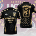 Brisbane Lions 2026 AFL Premiers 3D Apparel – TMTHU9679
