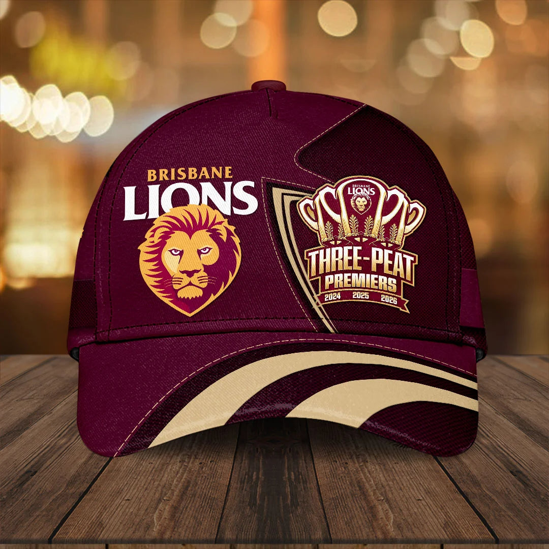 Brisbane Lions 2026 AFL Premiers Classic Cap – HOATT21298