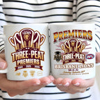 Brisbane Lions 2026 AFL Premiers Ceramic Mug – MAITM15286