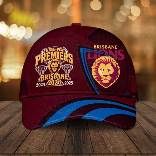Brisbane Lions 2026 AFL Premiers Classic Cap – HOATT21529