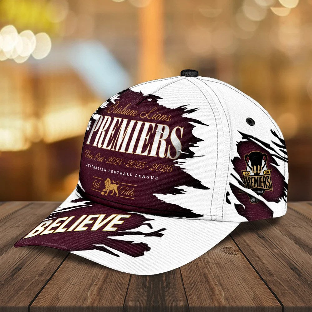 Brisbane Lions 2026 AFL Premiers Classic Cap – MAITM15283