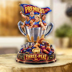 Brisbane Lions 2026 AFL Premiers Custom Shape Acrylic Plaque – MAITM15276