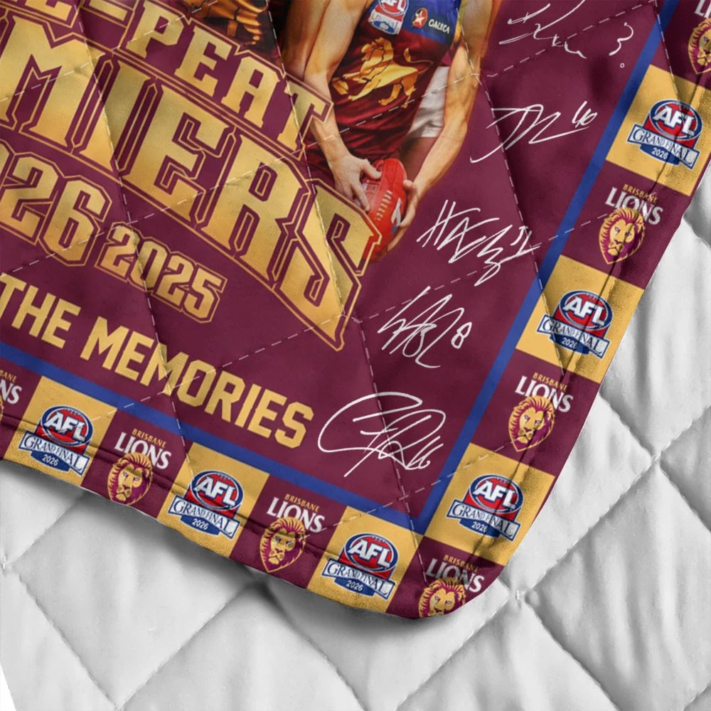 Brisbane Lions 2026 AFL Premiers Quilt Blanket – TMTHU9628