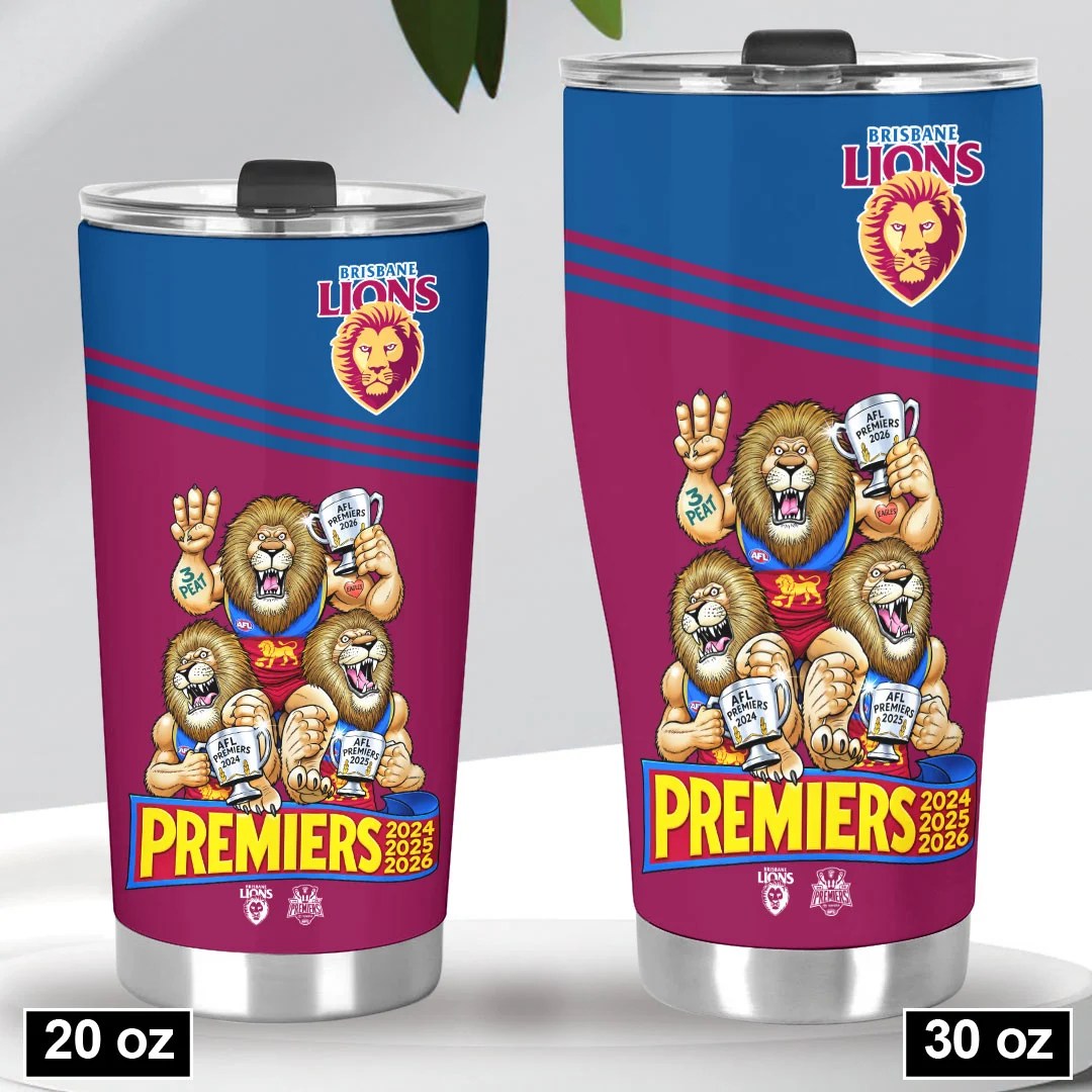 Brisbane Lions 2026 AFL Premiers Tumbler Cup – HOATT21310