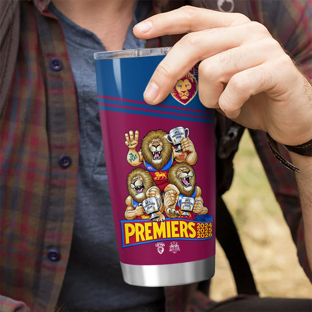 Brisbane Lions 2026 AFL Premiers Tumbler Cup – HOATT21310