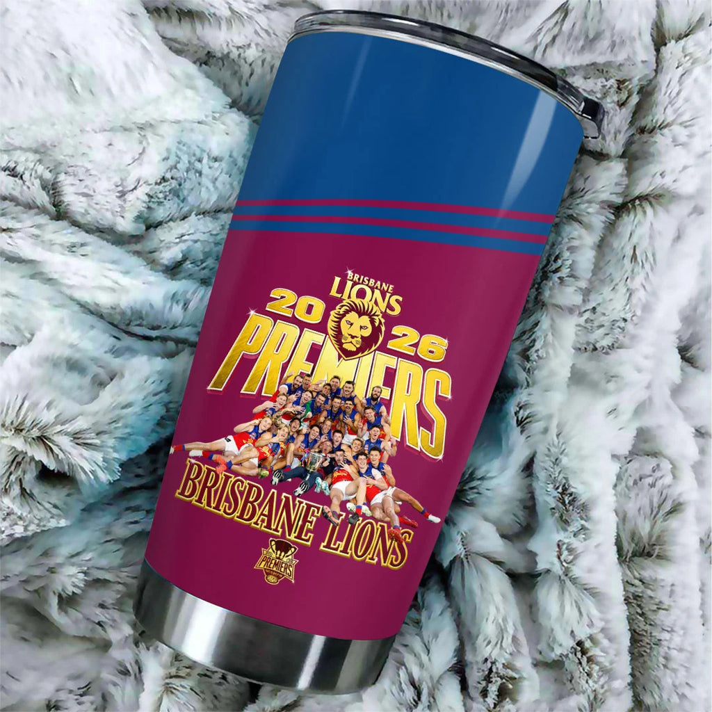 Brisbane Lions 2026 AFL Premiers Tumbler Cup – HOATT21310