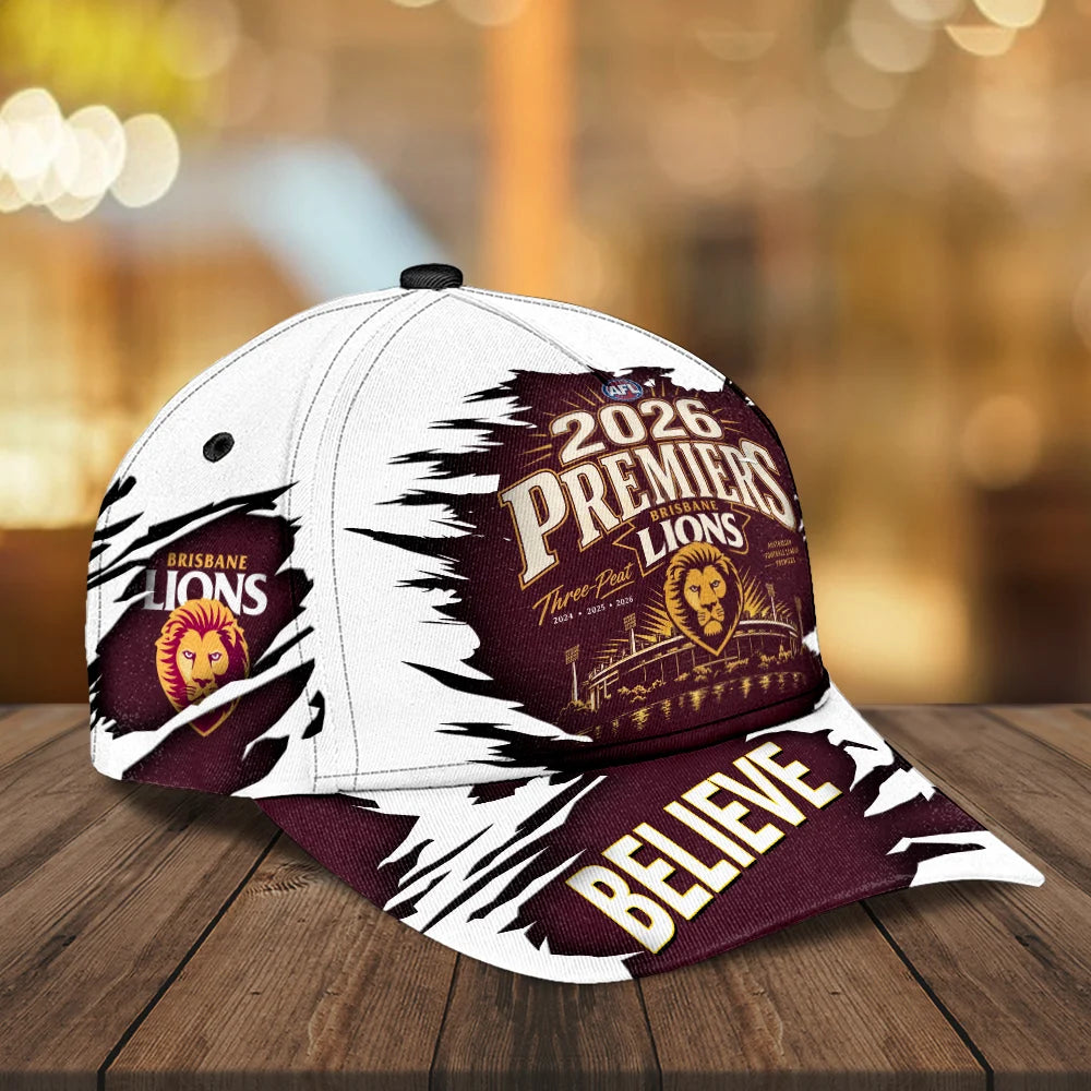 Brisbane Lions 2026 AFL Premiers Classic Cap – MAITM15272