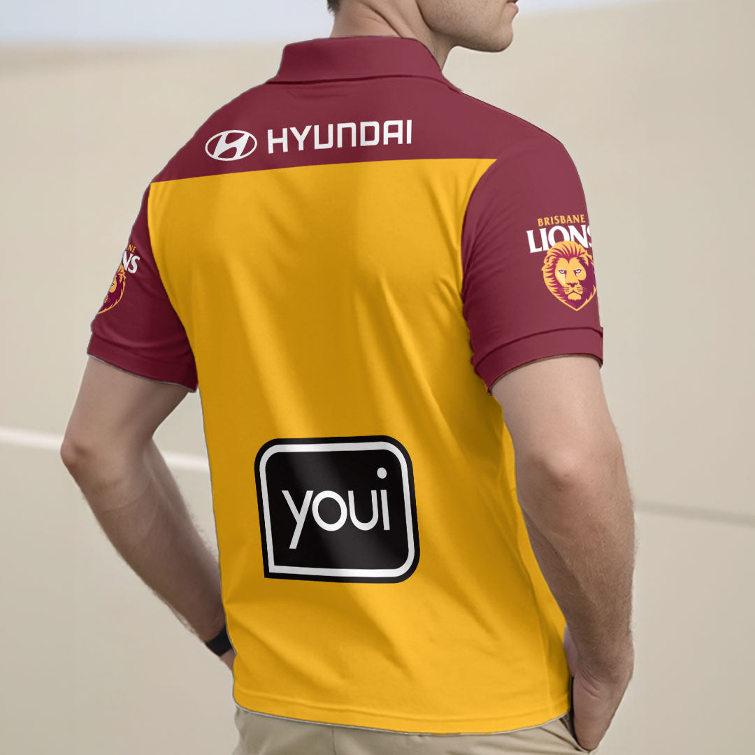 Brisbane Lions 2026 Zip Polo Shirt – HOATT15920