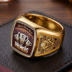 Brisbane Lions Threepeat Premiers 3D Engraved Ring – TMTHU9616