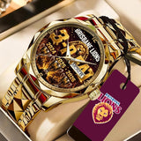 Brisbane Lions Threepeat Premiers Alloy Luxury Quartz Watch – TMTHU10253