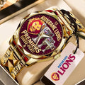 Brisbane Lions Threepeat Premiers Alloy Luxury Quartz Watch – TMTHU9804