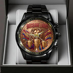 Brisbane Lions Threepeat Premiers Black Stainless Steel Watch – TMTHU9754