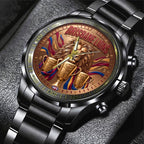 Brisbane Lions Threepeat Premiers Black Stainless Steel Watch – TMTHU9754