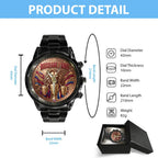 Brisbane Lions Threepeat Premiers Black Stainless Steel Watch – TMTHU9754