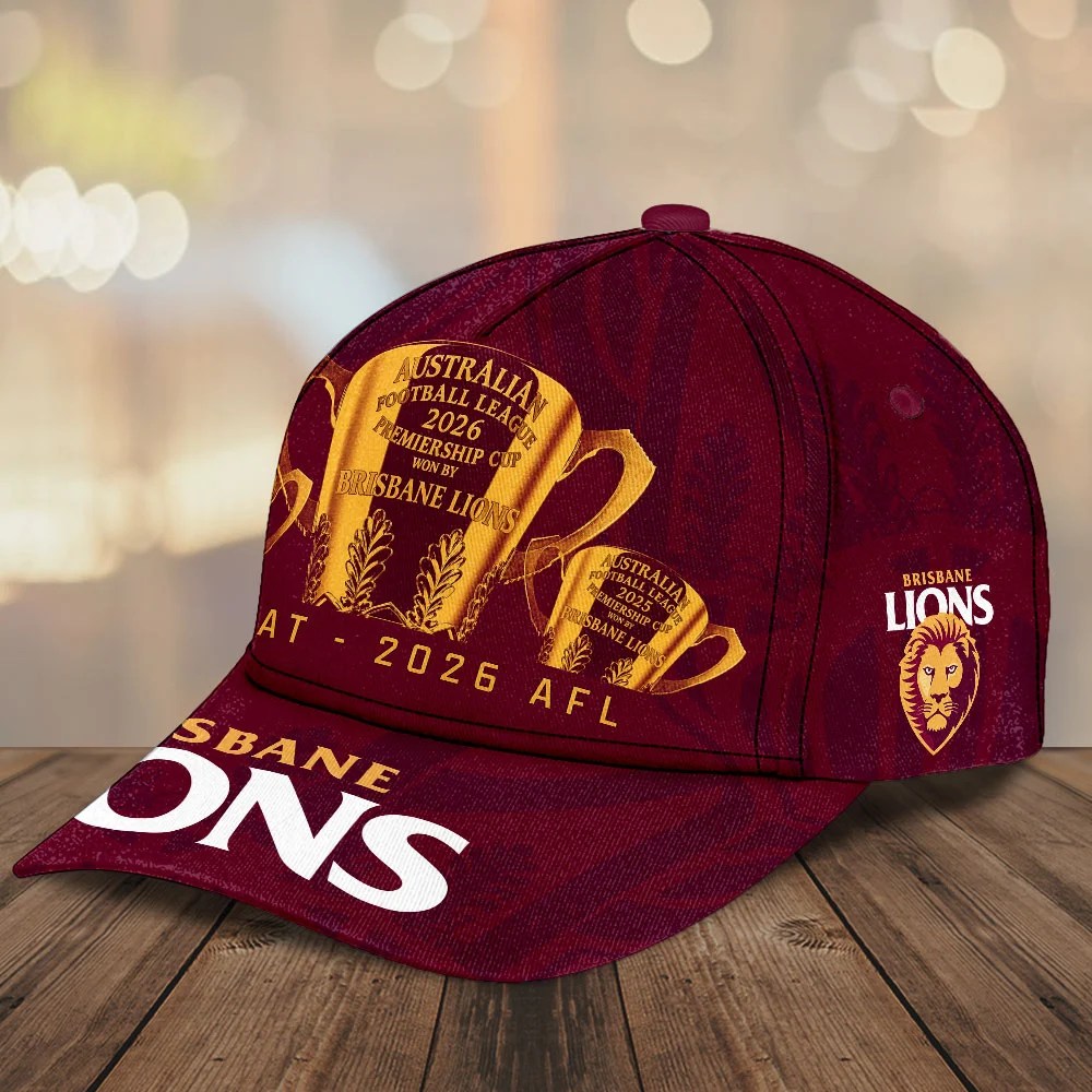 Brisbane Lions Threepeat Premiers Classic Cap – TMTHU9609