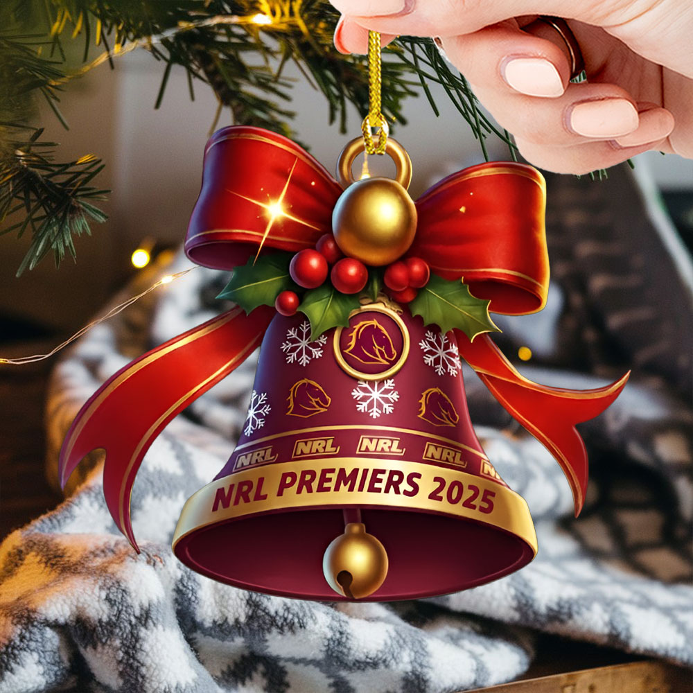 Brisbane Broncos Custom Shape 2-sided Acrylic Ornament – TMTHU1993