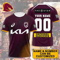 Personalized Brisbane Broncos 3D Apparel – TMTHU2306