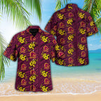 Brisbane Broncos 3D Hawaiian Apparel – VANDH 858