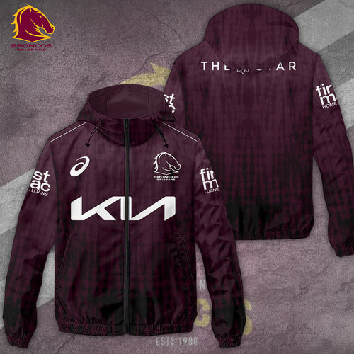 Brisbane Broncos 3D Windbreaker Jacket – TANTN 9678