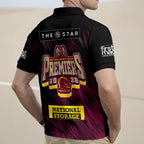 Brisbane Broncos 2025 NRL Premiers Zip Polo Shirt – HOATT15101