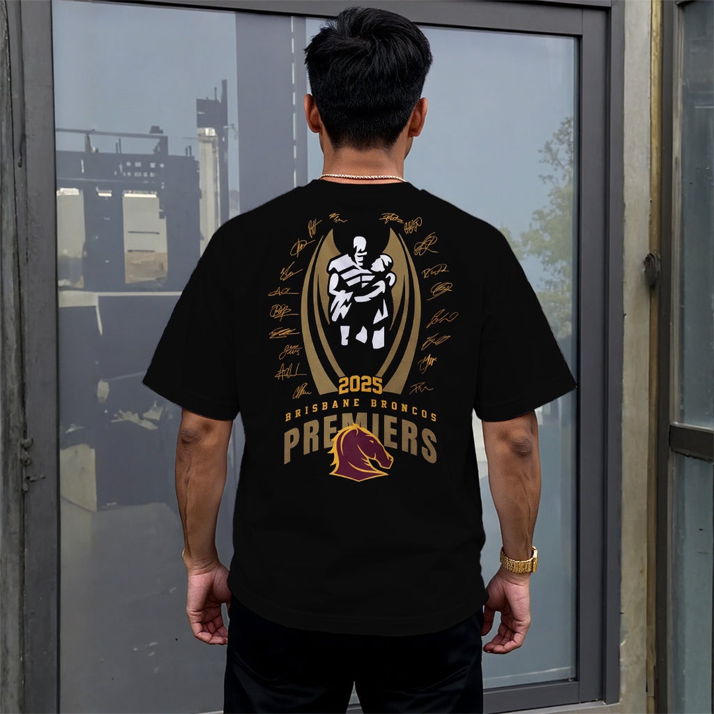 Brisbane Broncos 2025 Premiership 3D Apparel – TANTN17223