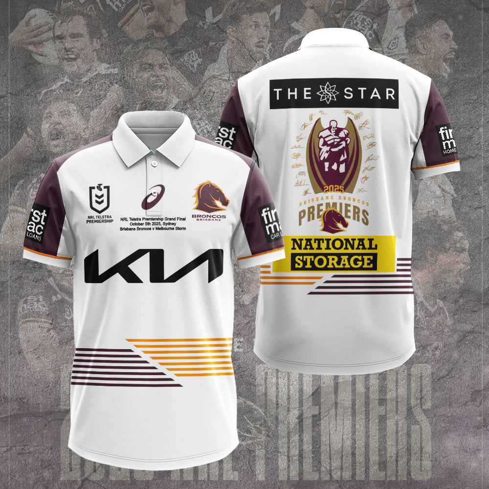 Brisbane Broncos 2025 Premiership 3D Apparel – TANTN17292