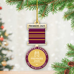 Brisbane Broncos 2025 Premiership Custom Shape 2-sided Acrylic Ornament – TANTN17163