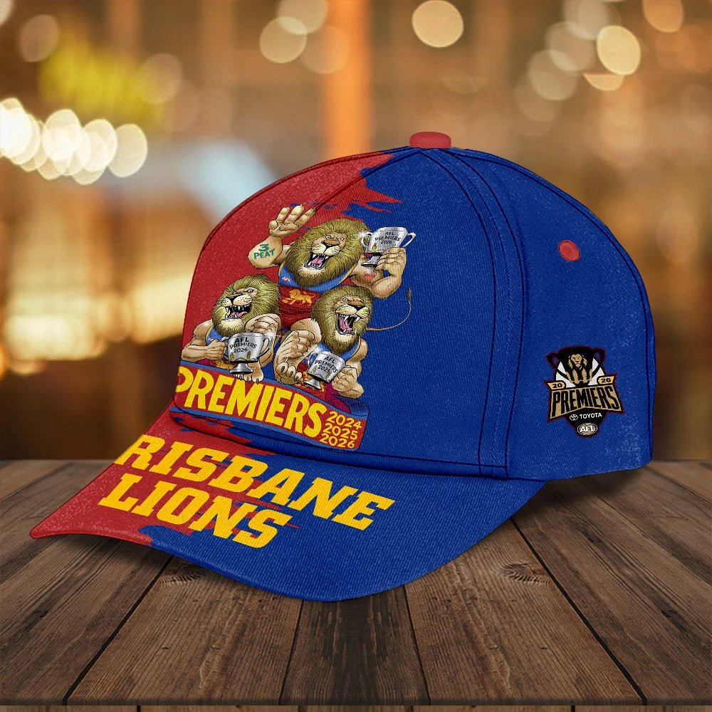 Brisbane Lions 2026 AFL Premiers Classic Cap – TANTN25877