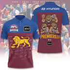 Brisbane Lions 2026 AFL Premiers 3D Apparel – TANTN25844
