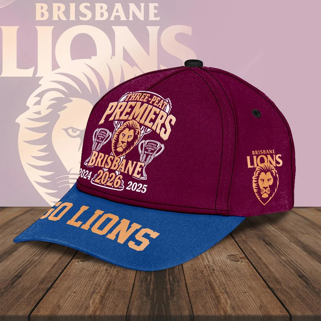 Brisbane Lions 2026 AFL Premiers Classic Cap – HOATT21368