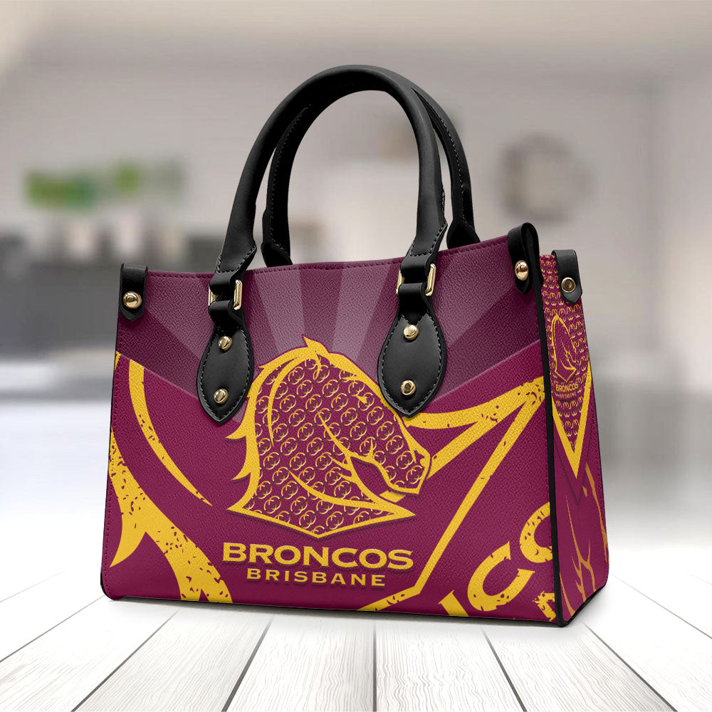 Brisbane Broncos Leather HandBag – VANDH 482