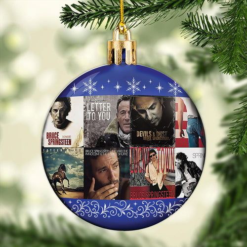Bruce Springsteen Custom Shape 2-sided Acrylic Ornament – MAITM13754