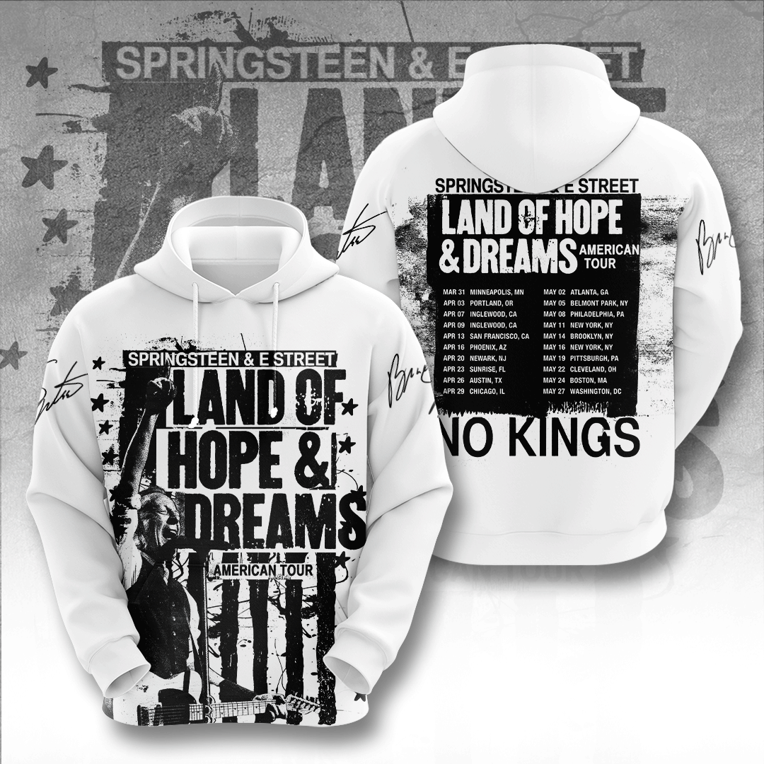 Bruce Springsteen Tour 2026 3D Apparel – TANTN21618