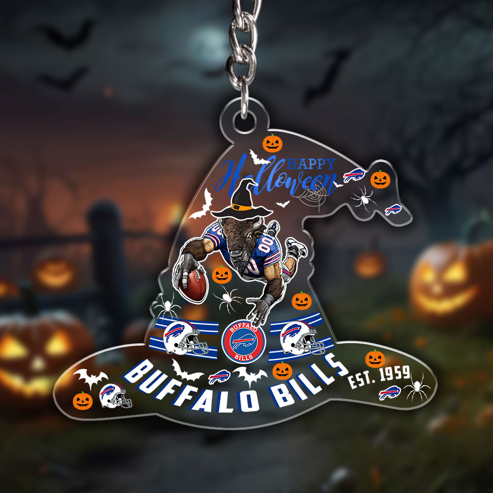 Buffalo Bills Custom Shape 1-side Printed Acrylic Keychain – HOATT12967