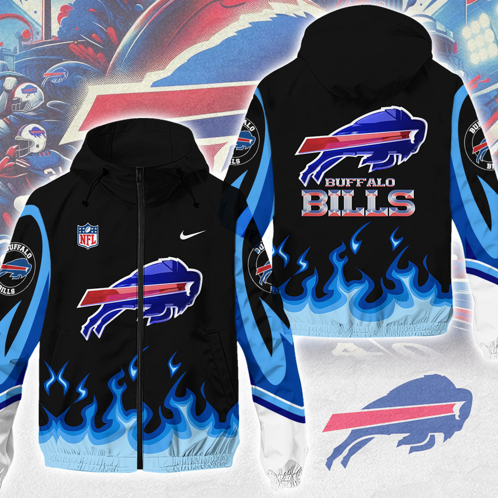 Buffalo Bills 3D Windbreaker Jacket – MAITM12946