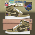 Buffalo Bills Salute To Service Air Jordan 1 Shoes