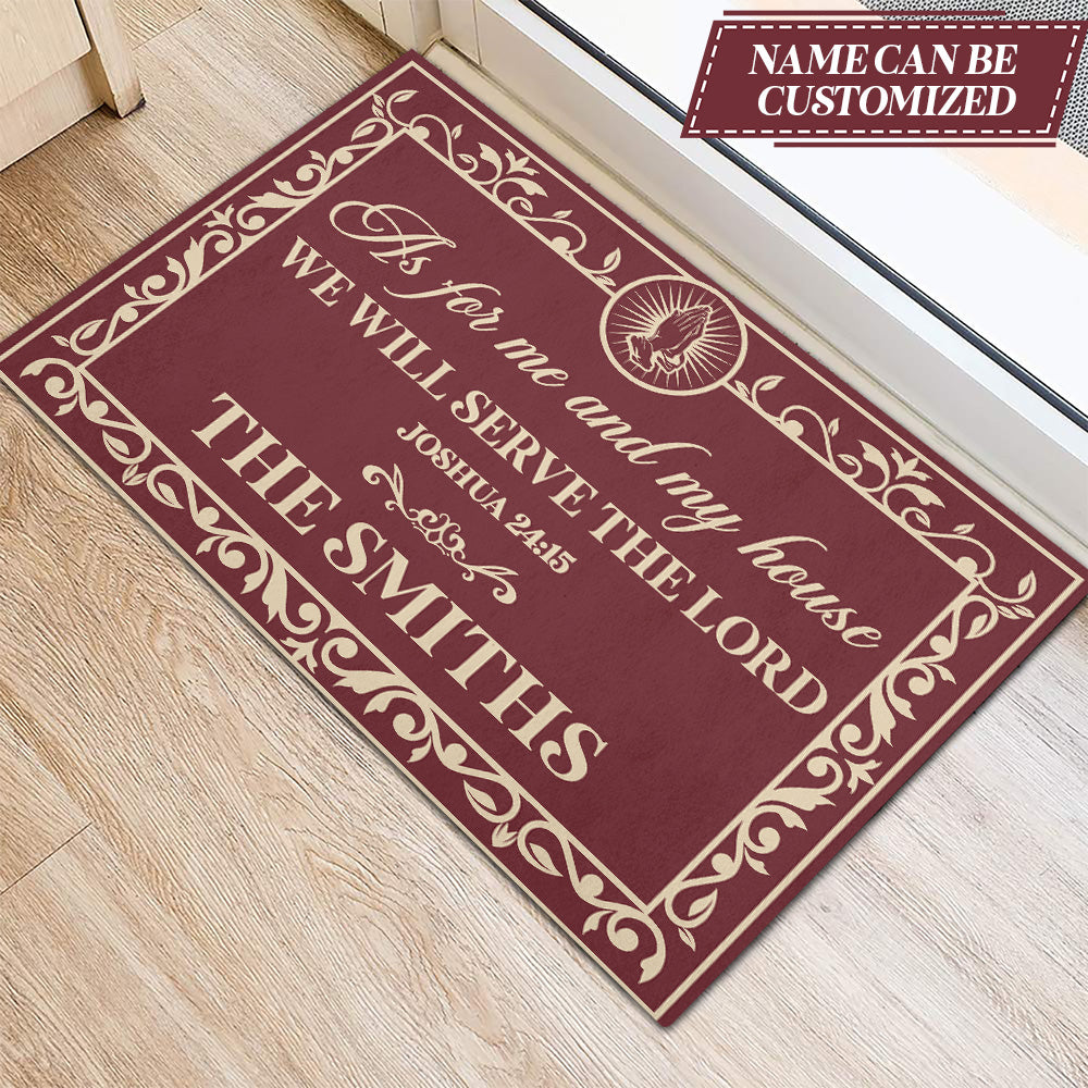 Personalized Christian Custom Doormat – TMTHU942