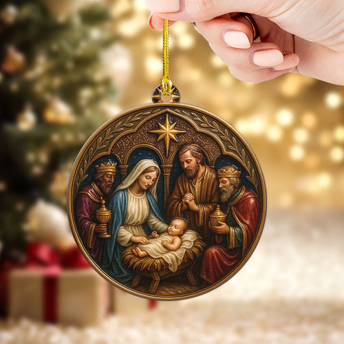 Christian Custom Shape 2-side Printed Acrylic Ornament – TMTHU702