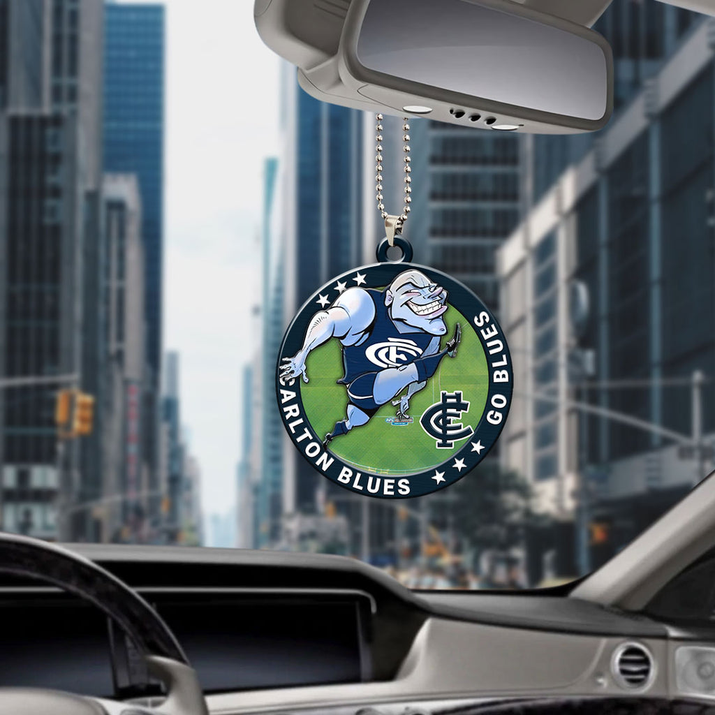 Carlton FC Custom Shape 2-sided Acrylic Car Ornament – HOATT13350