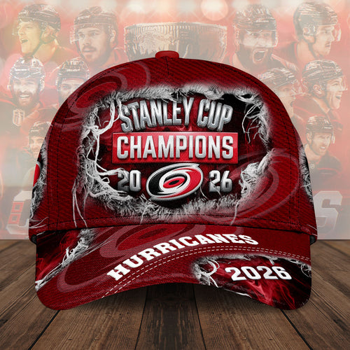 Carolina Hurricanes 2026 Stanley Cup Champions Classic Cap – TMTHU6872