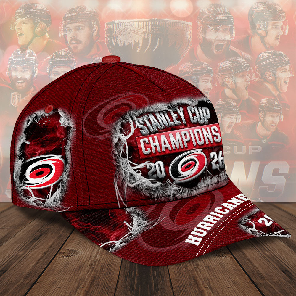 Carolina Hurricanes 2026 Stanley Cup Champions Classic Cap – TMTHU6872