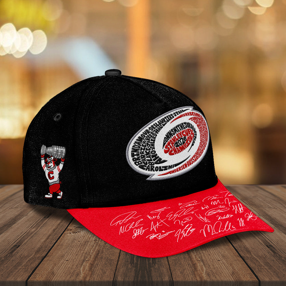 Carolina Hurricanes 2026 Stanley Cup Champions Classic Cap – TMTHU7071